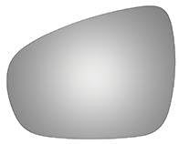 Flat Driver Side Mirror Replacement Glass for 13-18 LEXUS ES300H