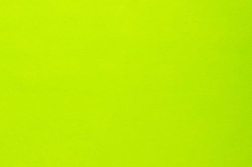 Feutrine souple vert citron fluo 3mm | Rouleau de 500 cm x 90 cm pour loisirs créatifs