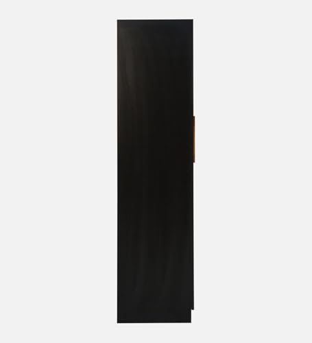Image of Mintwud Pepperfry Engineered Wood Wardrobe with 3 Doors Storage and 1 Hanging Rod | Wooden Almirah Cupboard for Clothes Storage Organizer for Living Room Home Bedroom Furniture (Wenge Finish)