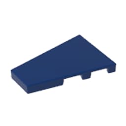 XYEIUGO Circular Plate 2x3 Wedge Plate Left Compatible, Dark Blue, 50 PCS — image 1