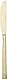 COMAS (begriffsklärung) 6714 BCN Farben 18% Champagner Dessert Messer, Edelstahl