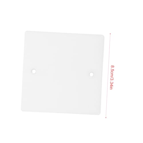 Cubiertas de Panel Eléctrico antirrayas, 50 tapas rectangulares de PP 2