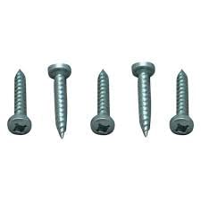 APP012-PSQ500 8 X 3-4 8 x 1.75 in. Pan Head Square Recess Screw, Zinc