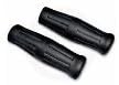 Joker Machine Black Radial Rubber Coke Bottle Grips 0361BLK