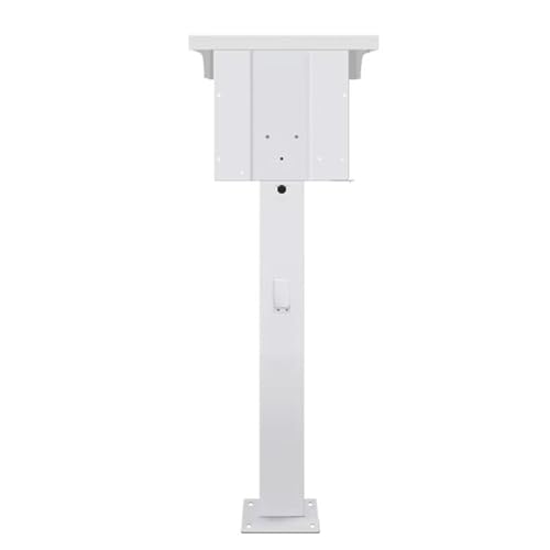 Socle de recharge robuste en acier laminé pour borne extérieure EV