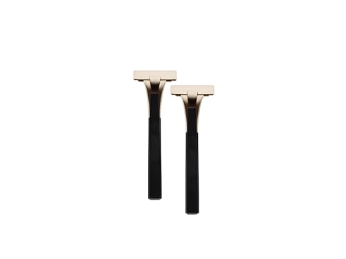 Shave Classic Injector Razor - Single Edge Safety Razor with Premium Refill Blades, Classic Design, Compatible with Standard Injector Blades (2 Handles) image 2