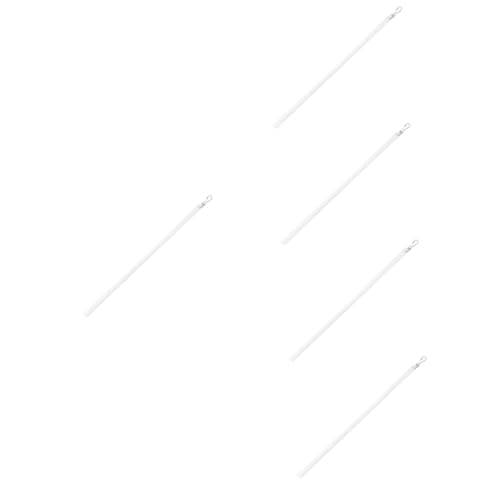 ABOOFAN 5pcs Drapery Acrylic with Hood Transparent Curtain Pull Rod for Vertical Blinds Easy Installation Ergonomic Design