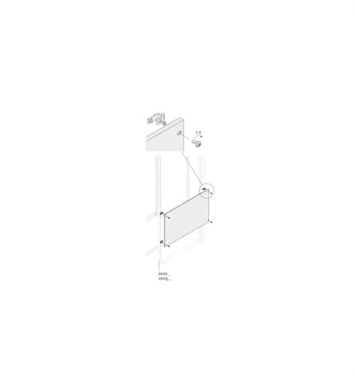 Panneau de remplissage 800x400 isolant et robuste pour gestion thermique
