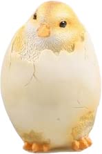 Farmwood Statua da giardino pulcino da uovo | 7x7 x 10 cm