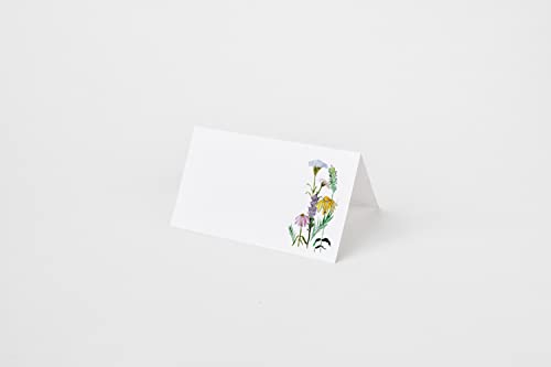 Place Cards with Colorful WILDFLOWERS for Weddings Showers, and Dinner Parties. Table Tent Style - Image 3