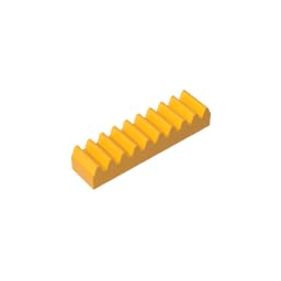 GDS-1171 3743 Gear Technic Gear Rack 1x4, Bright Light Orange, 50 PCS — image 1