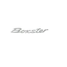 GENUINE PORSCHE Emblem "Boxster" (Titanium) for Trunk Lid