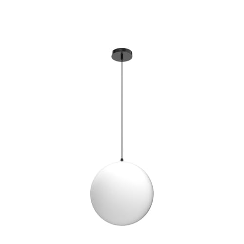Image of Milky White Glass Globe Hanging Light for Ceiling, 6 Inch Modern Round Ball Pendant Chandelier Lamp for,(Bulb not Included) Pack of 1