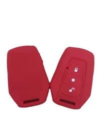 Image of CLOUDSALE Silicone Remote Key Cover for Mahindra KUV 100 (Red, Pack of 1)