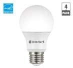 EcoSmart 40W Equivalent Daylight A19 Energy Star + Dimmable LED Light Bulb (4-Pack)