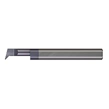 Micro 100 PA2-060150X Profiling Tool - Angled Profiling - Standard, .070" Min Bore Dia, .150" Max Bore Depth, .020" Proj, .0025" Offset, .002" Corner Rad, 1/8" Shank Dia, 1-1/2" OAL, AlTiN