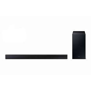 Samsung HW-C440G 2.1-Kanal C-Soundbar mit Subwoofer, 3 intergrierte Lautsprecher, Nachtmodus (SSE), Game Mode, 300 W, DTS Virtual:X, Inkl. One Remote Control [2023]