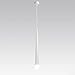 Lampada sospensione tubo lungo Faretto bianco Illuminazione a sospeso moderna LED Luce a sospensione a soffitto leggeroa Pendente cilindrica da comodino in alluminio a goccia in metallo,Warm light