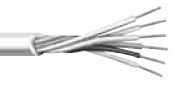 16 AWG 2 Conductor Stranded Multi-Conductor Cable GY