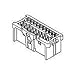 51353-2400,Conn Housing RCP 24 POS 2mm Crimp ST Cable Mount Natural MicroClasp Bag (250 Items)