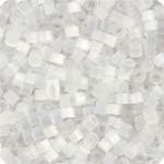 Miyuki Delica 11/0 Crystal Silk Satin 50gms Bag of Japanese Glass Beads