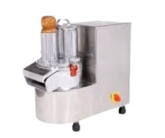 Vegetable Cutting Machine Deluxe, Stainless Steel Commercial Vegetable Cutter for Slice | Cubes & Chips, Heavy Duty Multipurpose Food Processing Machine. (Regular)-image-23