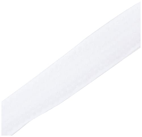 VELCRO Marke | Zum Aufnähen geeignetes Stoffband | Selbstklebendes Haken- und Schleifenband, zuschneidbar | Perfekt für Bastelarbeiten, Kleidungsreparaturen & Säume | Weiß | 20 mm x 3 m