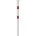 Produktbild Alberts 782481 Absperrpfosten Standard SK | wahlweise in verschiedenen Ausführungen | zum Einbetonieren | weiß | Pfosten-Ø 60 mm | Höhe über Boden 100 cm