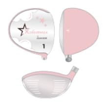 XDriverMax - Juego de palos de golf junior de 4 piezas para niños de 3 a 5 años, RH, color verde