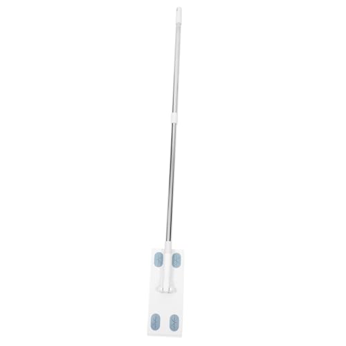 Gatuida Mopa de Polvo con Cabezal Desmontable para Limpieza Paño Facial Recambiable para Parquet Azulejos y Delicados Diseño Ergonómico y Fácil Almacenamiento