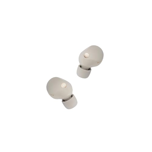 Image of Sony WF-1000XM5 True Wireless Noise Canceling Earbuds (Silver) Hi-Res Audio, Bluetooth 5.3, Adaptive ANC, Built-in Microphone with Goby Labs Cleaner and Microfiber Cloth Bundle
