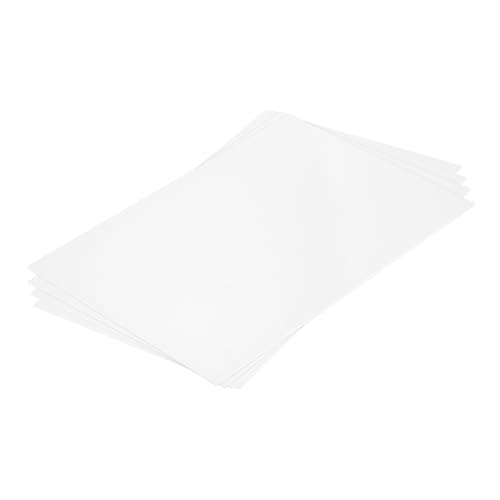 MECCANIXITY ABS Plastic Sheet 12 Inch x 8 Inch x 0.02 Inch ABS Styrene Sheets for Building Model DIY Crafts Panel White 4 Pcs