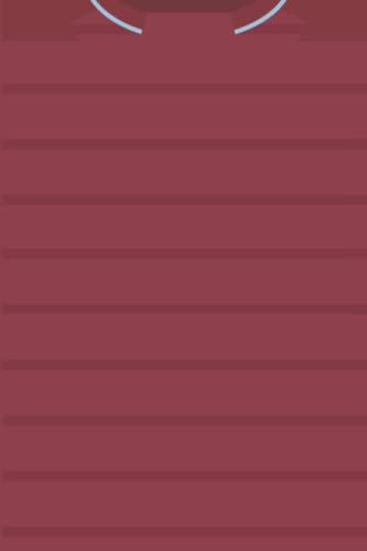 West Ham Retro Kit Journal Notebook (inspired by 2018-19 home kit)