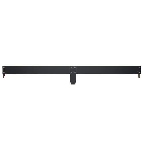 Image of Dream On Me Universal Crib to Full Size Bed Conversion Kit, Solid Wood Bed Rails for Select Convertible Cribs, Strong & Stable Support, Carbon