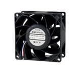 CFM-8025B-125-290-22, DC Axial Fan, Sq80x25mm, 12Vdc 0.12A, Ball 2500 RPM 30.92 CFM, AR TSPWM, 4wire