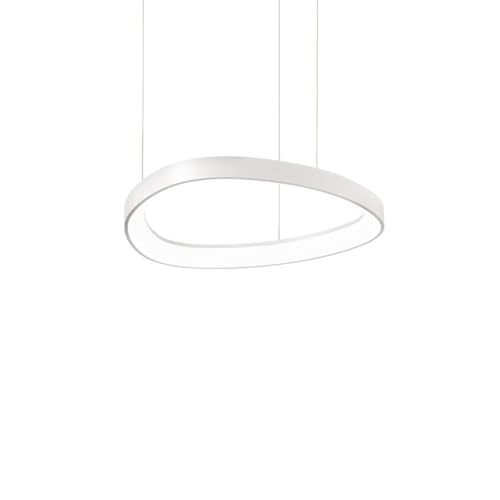 Plafonnier LED Gemini Ideal Lux blanc 2700K 42cm pour un éclairage de salon épuré
