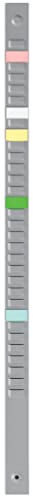 Nobo 1900391 Kartentafel-Zubehör Kartenträger für Stecksystem, 1 Stück, grau