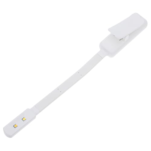 HOMSFOU Luz de clip portátil luz de libro LED moderno viajar USB condujo lampara de escritorio lampara de mesa luces de lectura para libros en la cama lámpara de estudio el plastico