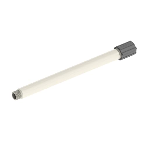 Albion Engineering Company 484-146-6166F4M Threaded-Type Static Mixing Nozzle, 20 Elements x 3/4" NPT, 15" Long Nozzle x 3/4" ID, for Twin-20oz Sausage Dispensers AT1200S &amp; AT1200S-2