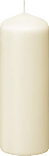Bolsius BPM630341-MET-80/68M Ivory Pillar Candles – 2X6 Unscented Candle Set Of 20 – Dripless, Smokeless, And Clean Burning Household Dinner Candles thumb #7