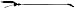 Fimco 5163100 (7771944) 29" Spray Trigger Gun with 19" Long Metal Extension, 30 Degree Offset Adjustable Pattern Tip (Cone to Straight Stream), 100 PSI Max, 3/8" Hose Shank Connection