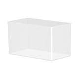 Tanque de Peces Betta, extratransparente, sin Marco, Mini Cuenco para Acuario, hábitat de Compacto para Betta, cangrejos y arañas, Nano terrario o Tanque Temporal para Animales acuáticos y