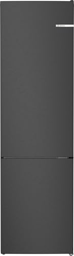 Bosch KGN392XCF Serie 4, Kombi-Kühlschrank freistehend, Total No Frost, VitaFresh XXL: Extra großer Platz für Ihre frischen Lebensmittel, PerfectFit, LED-Licht, Stahl, 203 x 60 cm