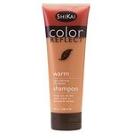 ShiKai Color Reflect Shampoo - Cálido (Saca tonos rojos y castaño rojizo en cabello castaño y rojo) 8 onzas líquidas (a)