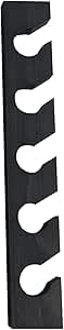 Perchero organizador de gorras de béisbol para pared (paquete de 2) moderno soporte de madera para sombreros montado en la pared para armario, puerta, dormitorio, entrada, lavandería (negro)