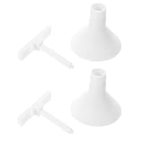 WOONEKY 2piezas Conectores de Salida de Agua de Ca Tipo de Plástico Resistente Intemperie para Unidades de Aire Acondicionado Interiores y Exteriores Adaptador de Manguera de Drenaje