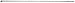 Starrett H610N-12 Spring Tempered Steel Narrow Rule With Inch Graduations With Hook, 12" Length, 3/16" Width, 3/64" Thickness