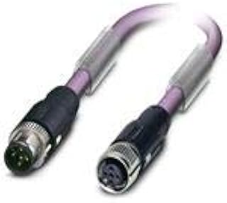 Phoenix Contact 1518106 Sensor Cables/Actuator Cables SAC-2P-MSB/ 0.3-910/ FSB SCO, 2 pos Plug Straight M12 to Socket Straight M12