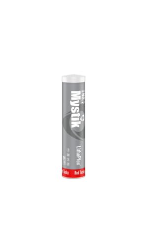 Mystik Lithoplex Red Tacky Grease #2 | 14 OZ Cartridge (Pack of 1)