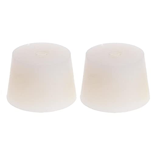 MMLFX 2Pcs Silicone Cap Rubber Plug Stopper With Hole Airlock Valve Bubbler Brew (Color : 09)